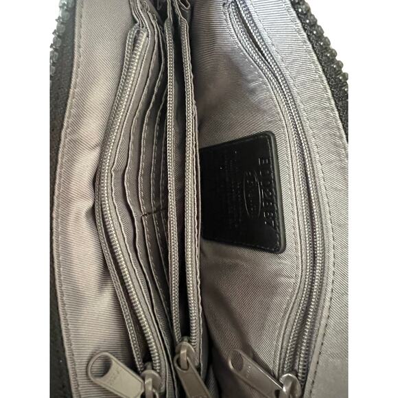 Brighton Koko Metallic Organizer Pewter Heart To Heart Crossbody Wallet H5518R - Picture 9 of 10